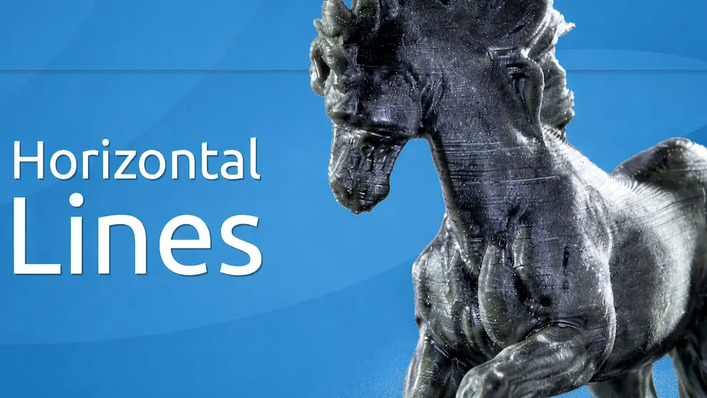 10 reasons why you get unexpected horizontal lines on your 3D prints