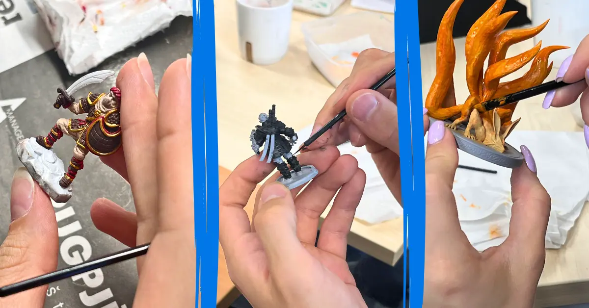 Painting 3D printed minis