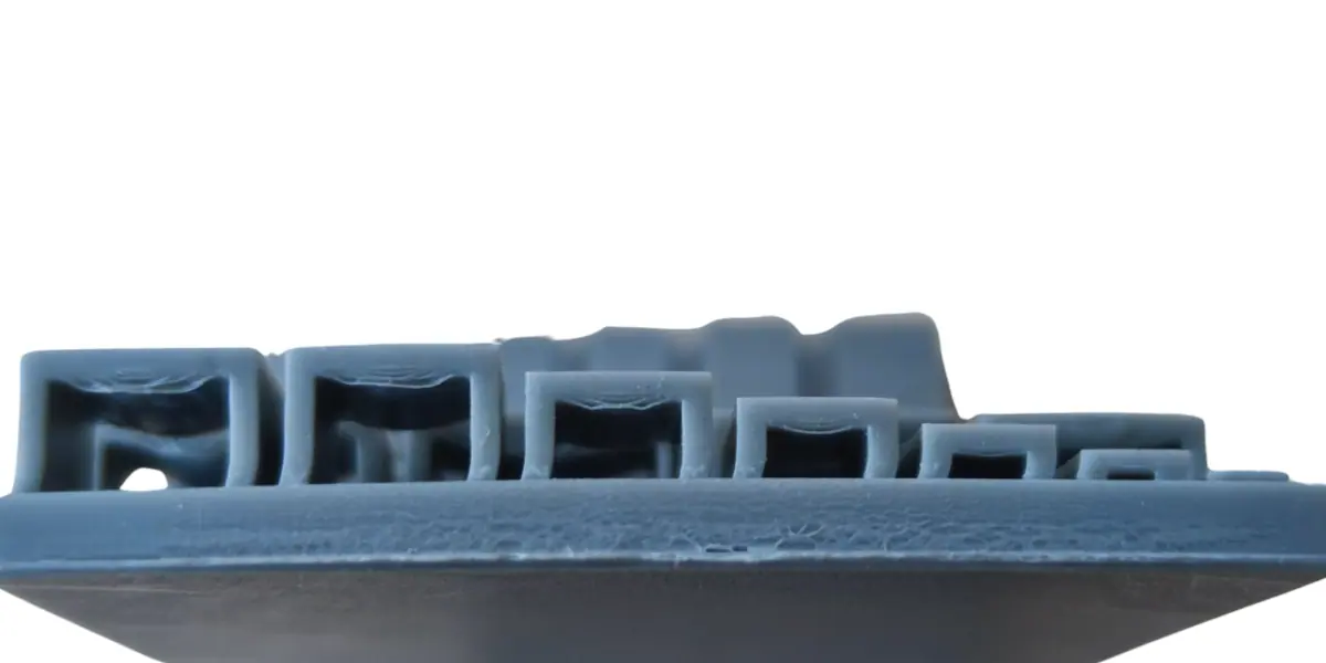 Unsupported span / bridge test at 20μm layer height