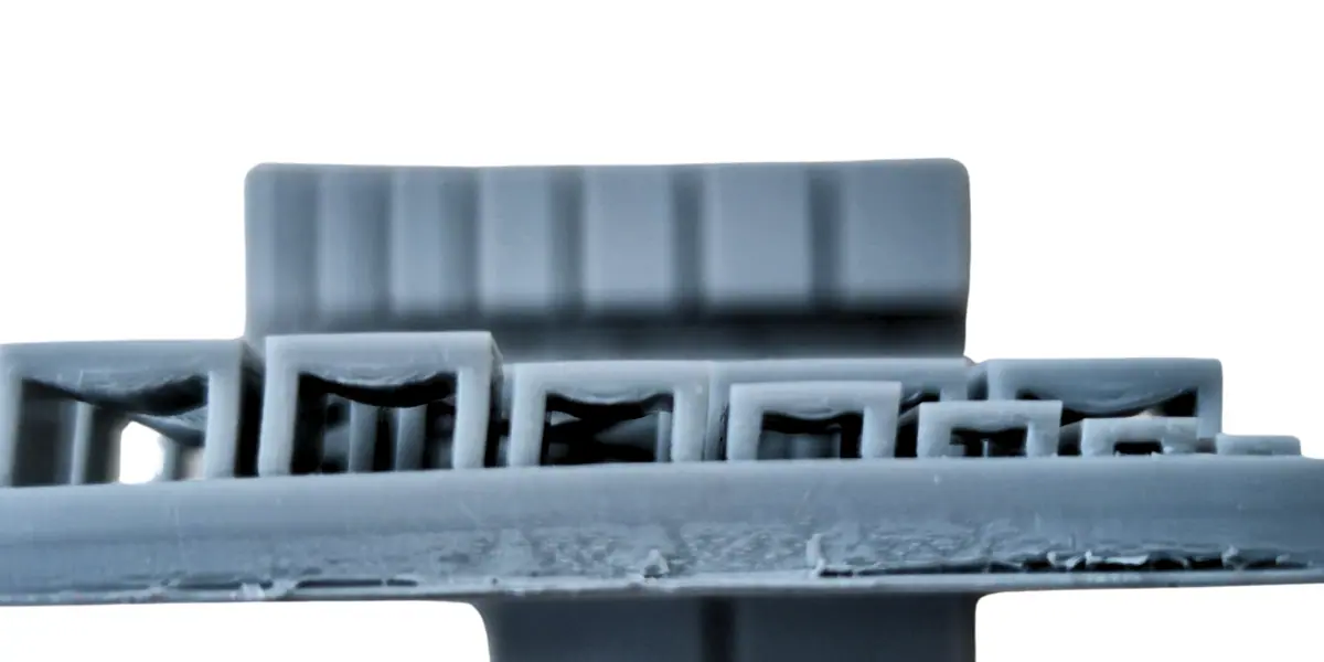 Unsupported span / bridge test at 10μm layer height