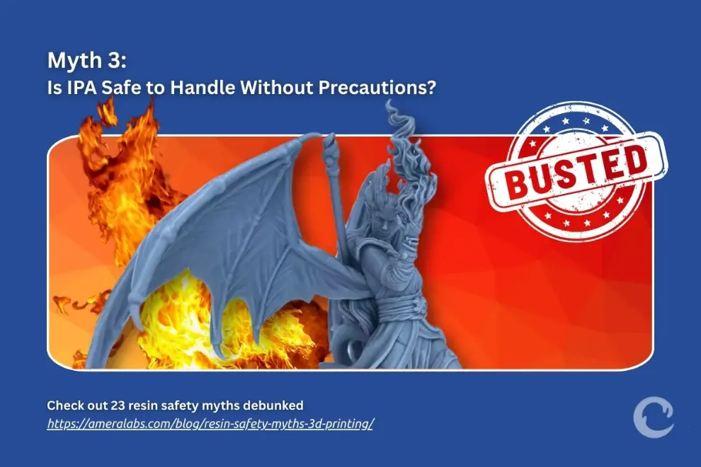 Concentrated IPA is a fire hazard and requires proper ventilation and PPE.