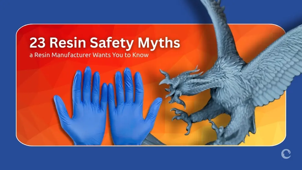 This guide covers 23 resin 3D printing safety myths using regulatory data, published research and manufacturer knowledge that most safety articles do not have.