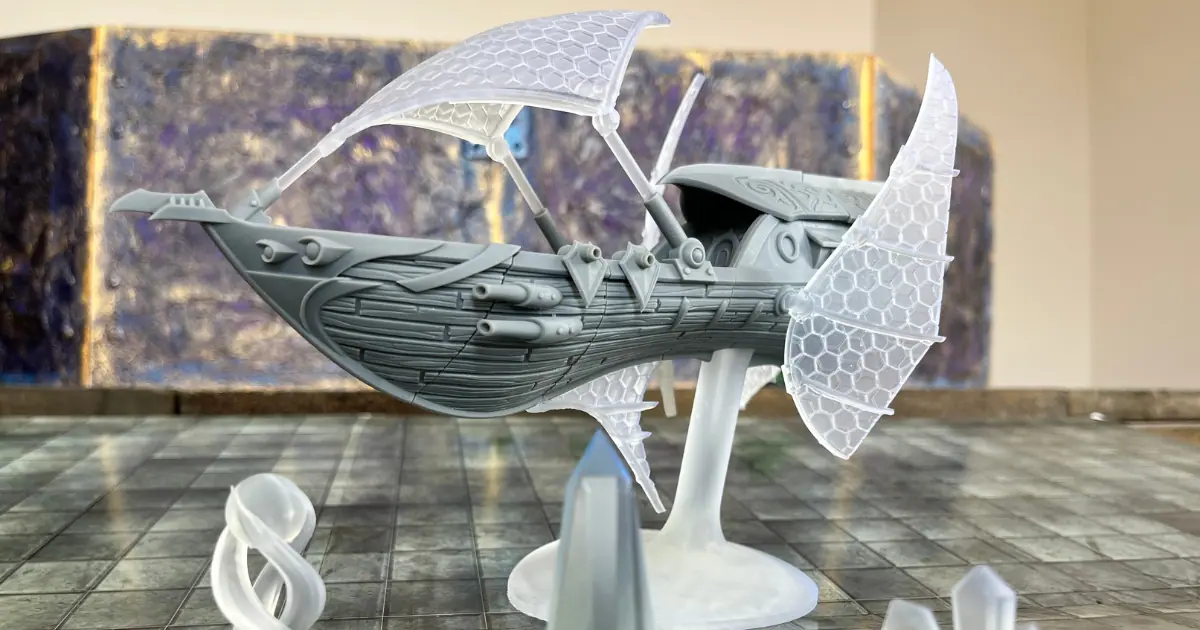 Some resin prints really shine when you use different resin to print different parts