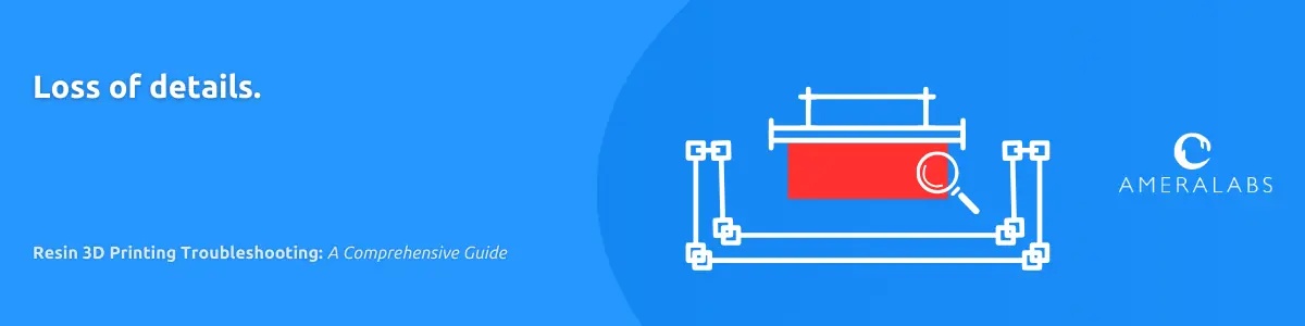 Resin 3D Printing Troubleshooting: Loss of details. Details on the models look blurred. The tiny holes are filled with solidified resin.