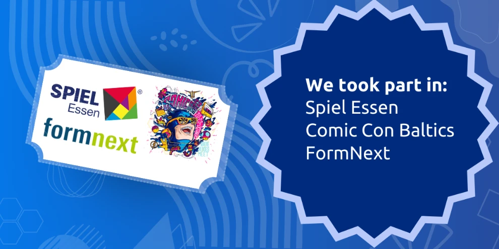 AmeraLabs at Spiel, Comic Con Baltics & Formnext