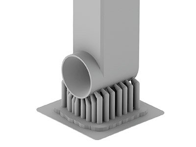 Raft preparation for gear 3D printing