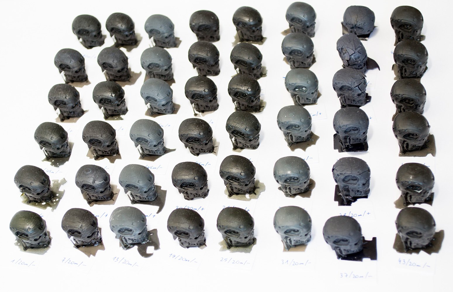 isopropyl alcohol damage to 3D printed parts experiment