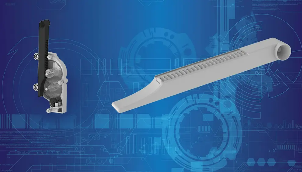 Case Study: SLA 3D printed Linear Gear for Extensometer