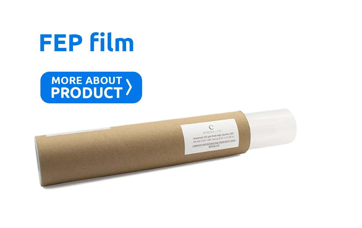 FEP film for resin 3D printing