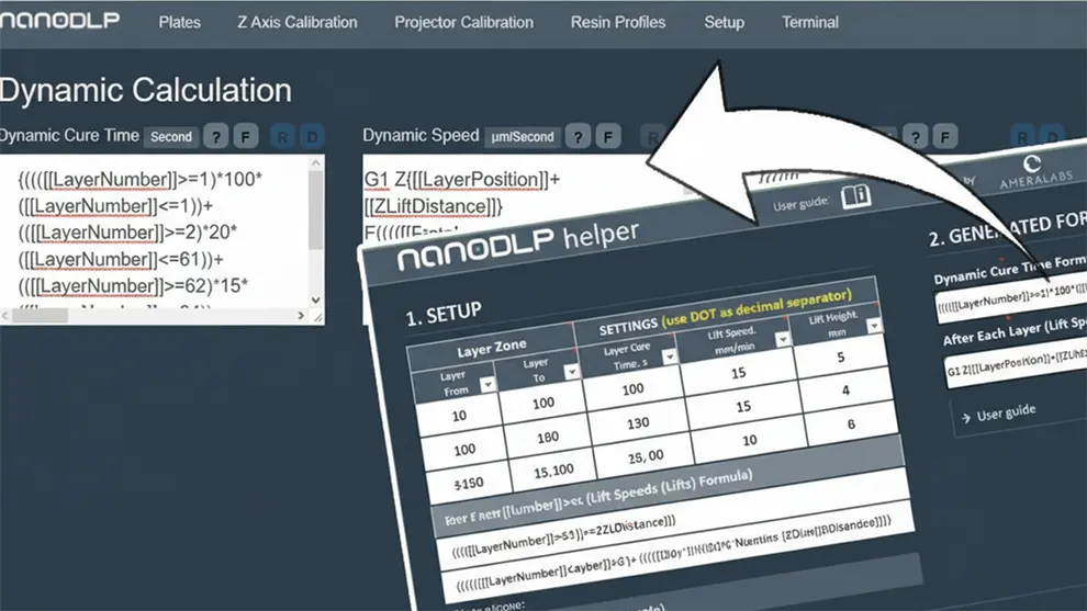 Free NanoDLP Helper Spreadsheet