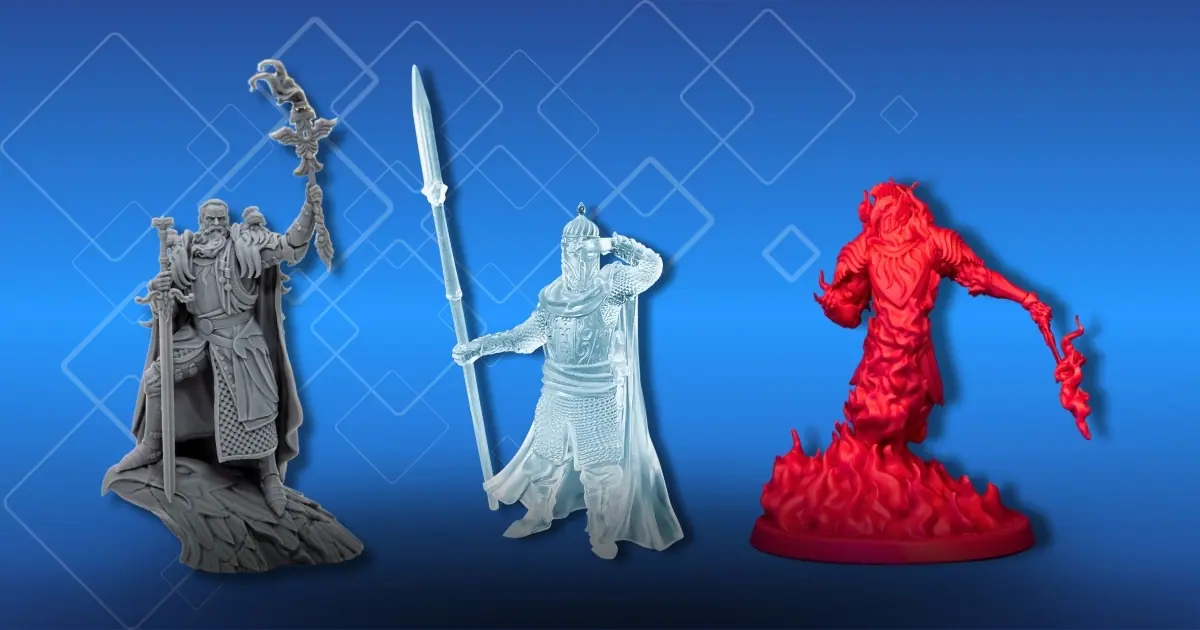 3D printed miniatures