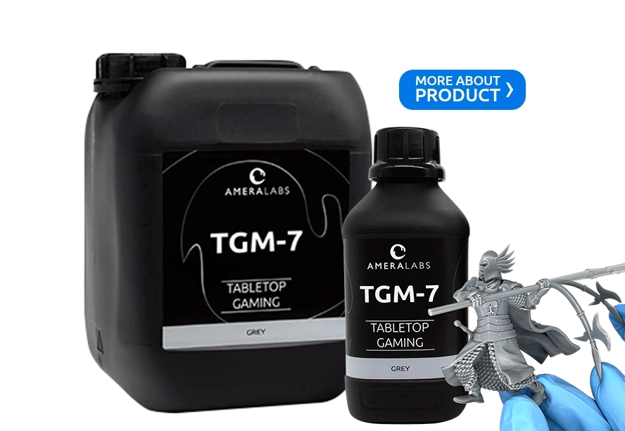 TGM-7 3D printing resin supports – optimal settings and tips for reliable prints.