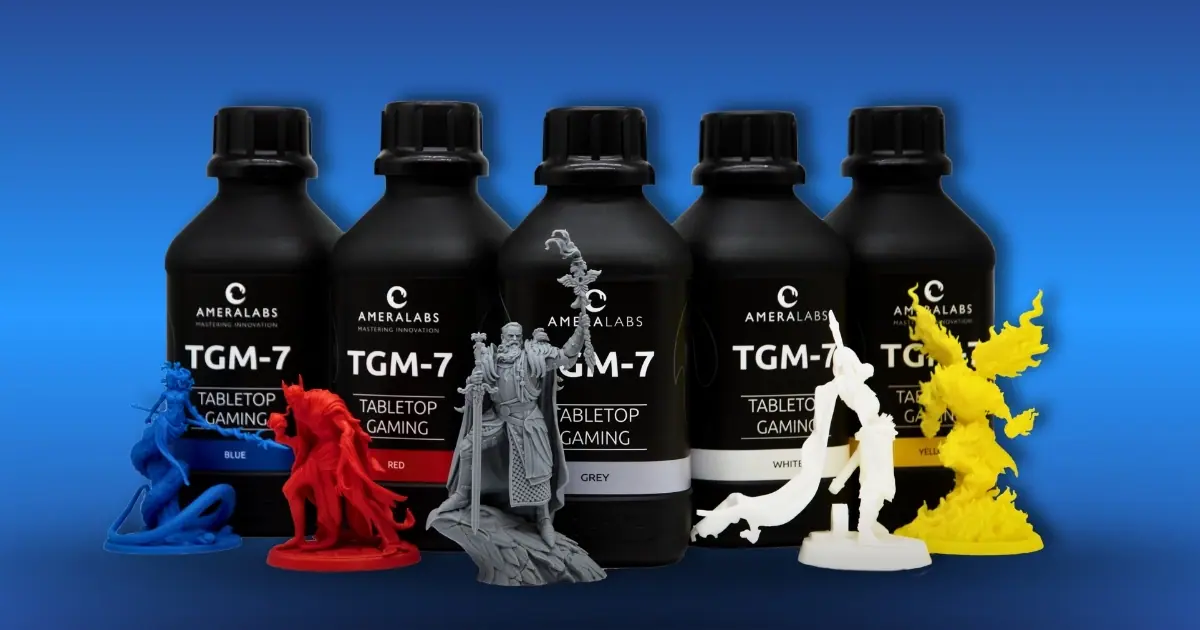 Color variants of TGM-7 tabletop gaming resin