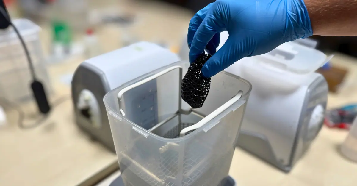 Maximum 30 minutes per IPA soak. Longer exposure causes swelling and dimensional changes.