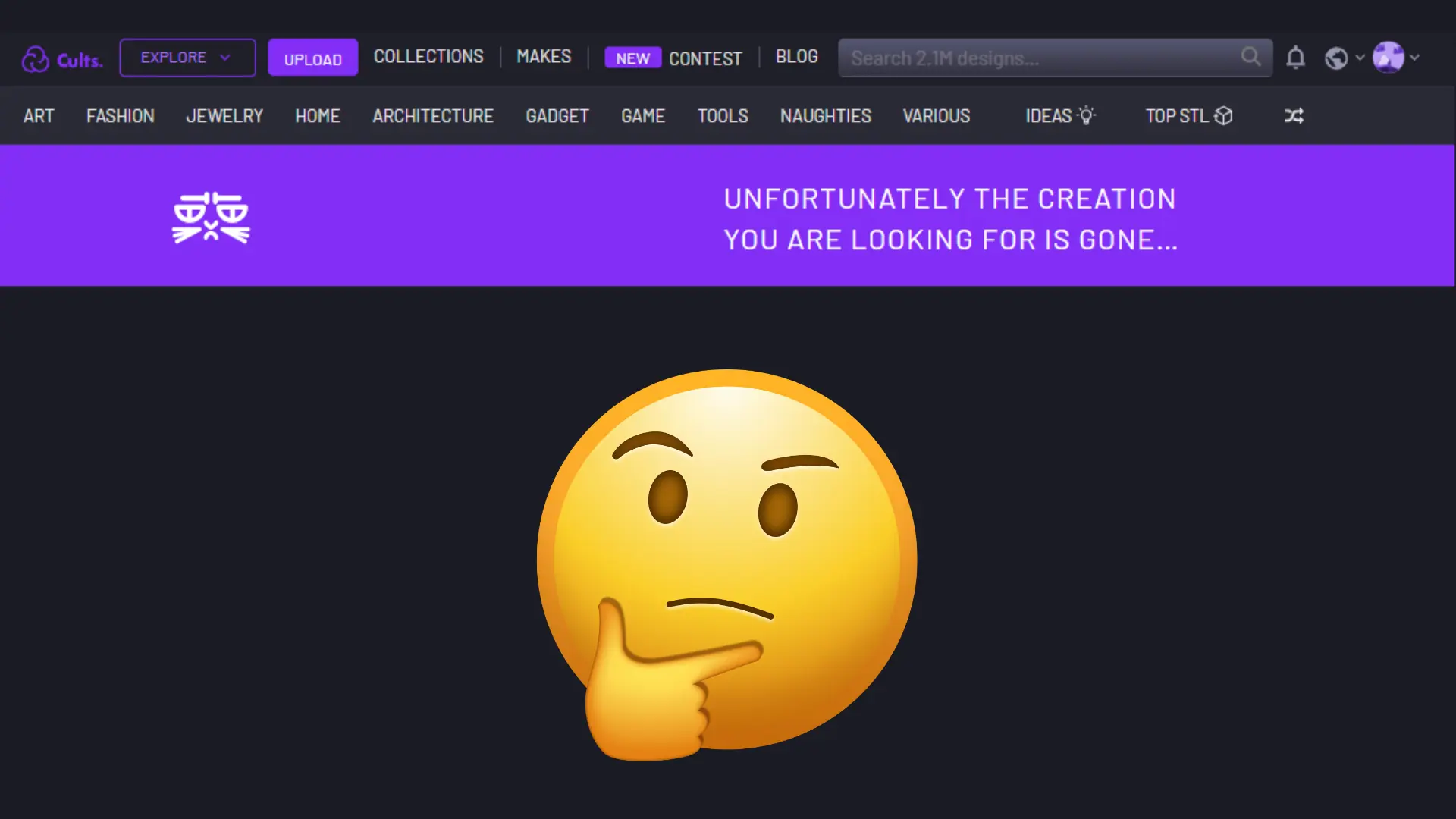 DMCA removals on Cults3D related to 3D Printing for Warhammer