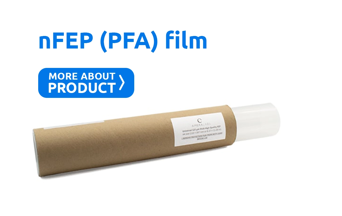 nFEP film for resin 3D printing